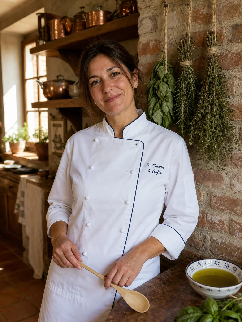 Portrait of Elena Rostagno, Seasonal Gastronomy at ALDENTE
