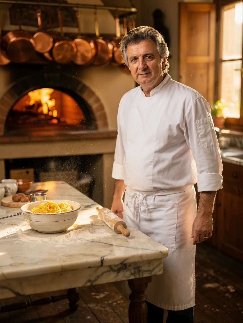 Portrait of Marco Bellini, Executive Chef at ALDENTE